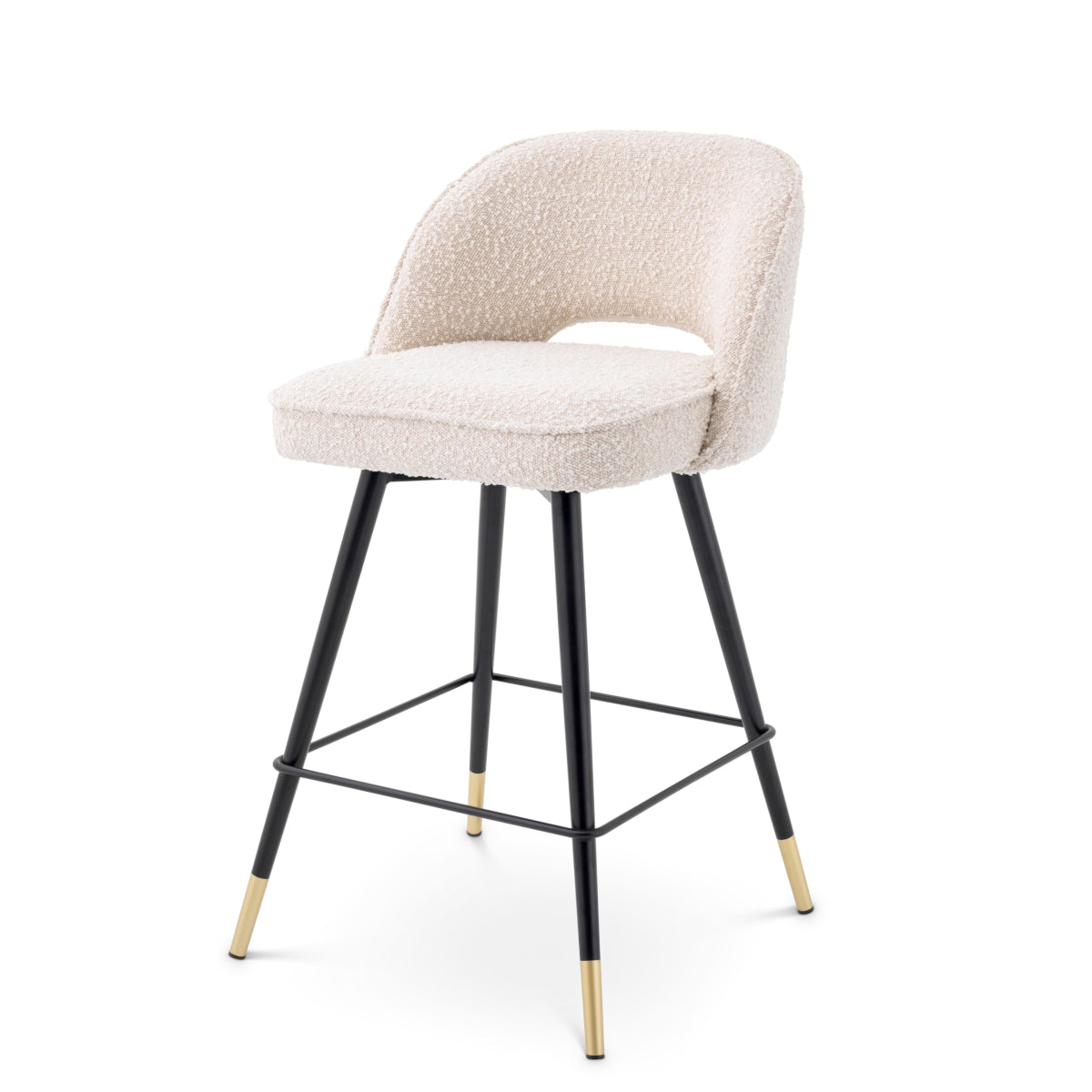 Cliff Counter Stool Pair | Bouclé