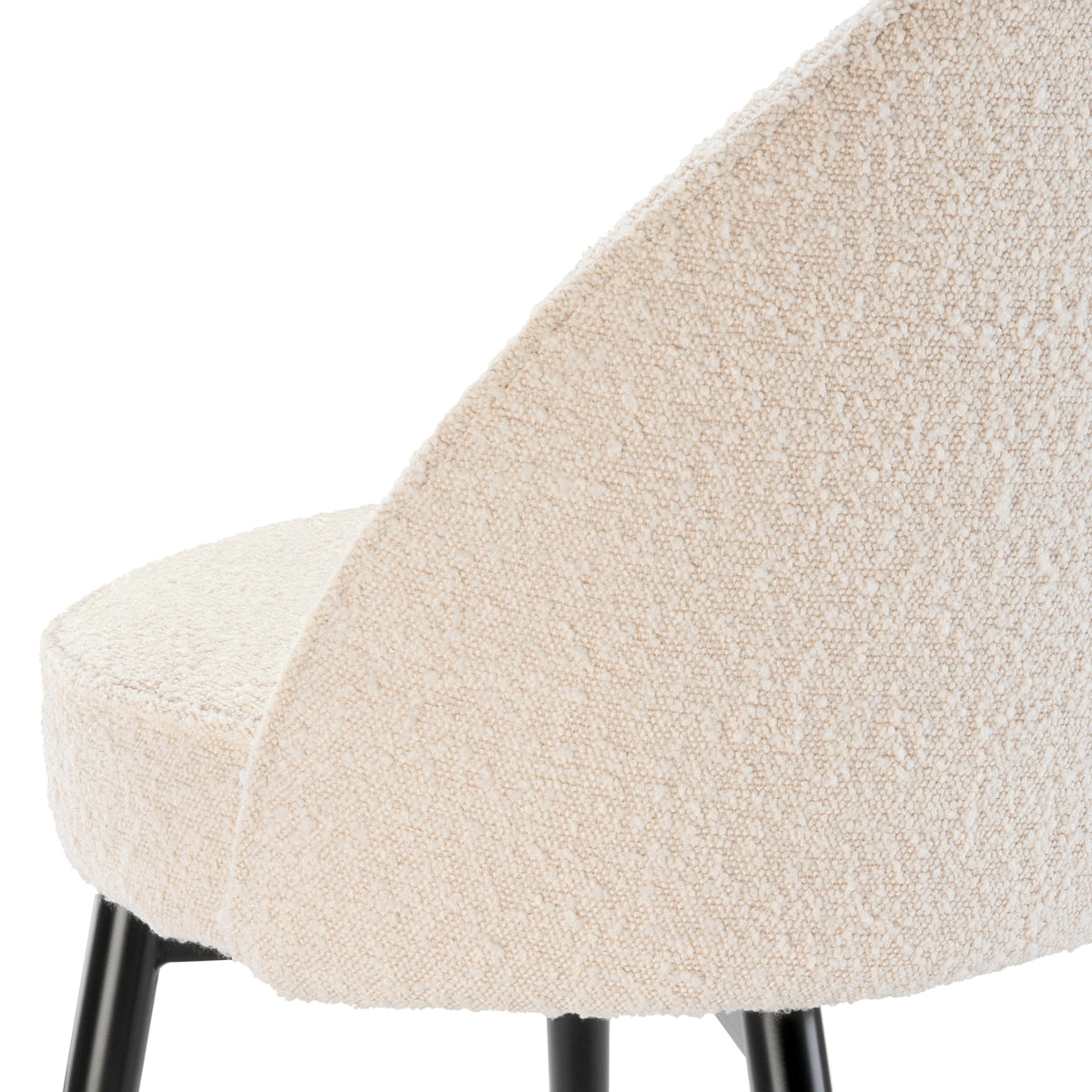 Cooper Dining Chair Pair | Bouclé cream