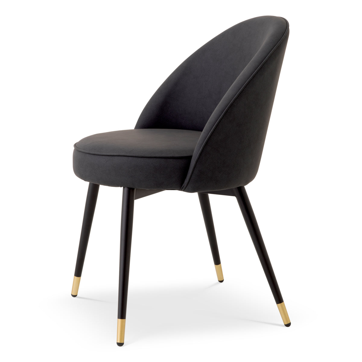 Cooper Dining Chair Pair | Grey Performance Leather