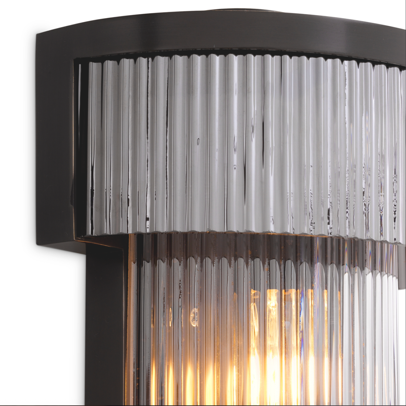 Andromeda Sconce | Bronze & Smoked Glass