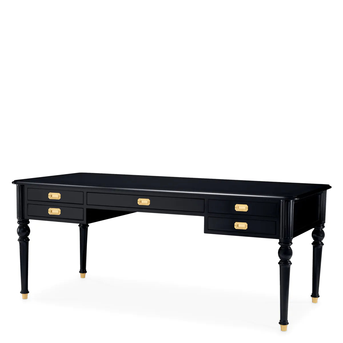 Black Wimbledon Desk