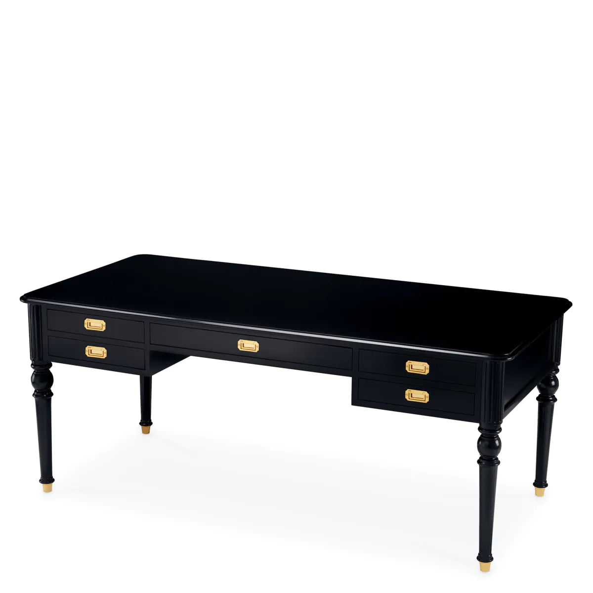 Black Wimbledon Desk