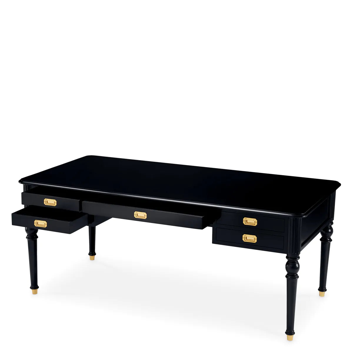 Black Wimbledon Desk