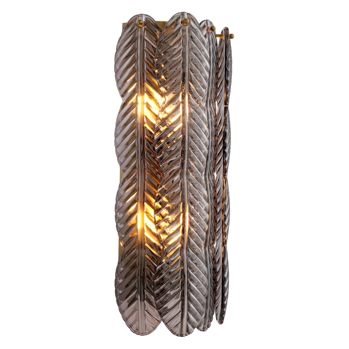 Sahure Smoked Crystal Sconce
