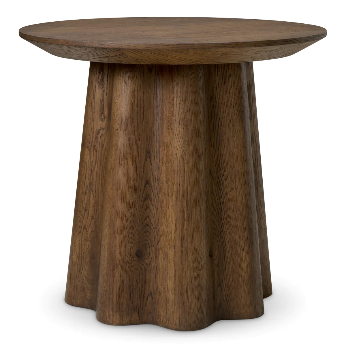 Papyrus Brown Oak Side Table