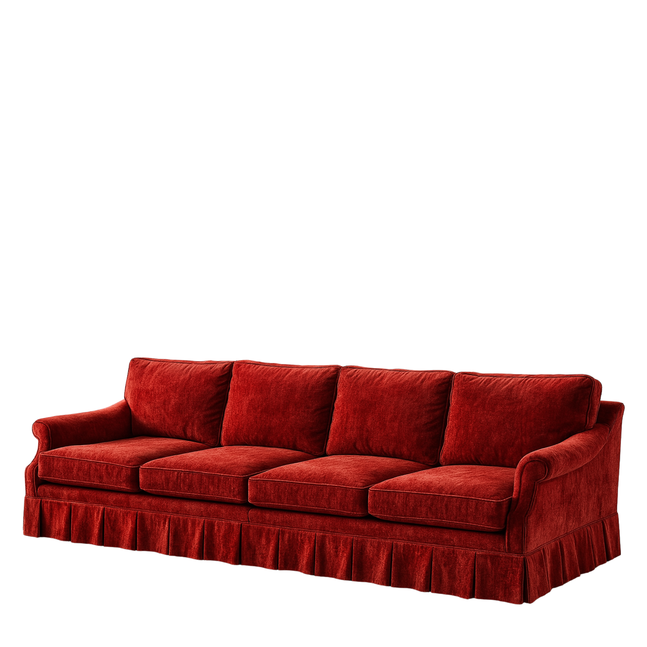Classic Skirted Sofa