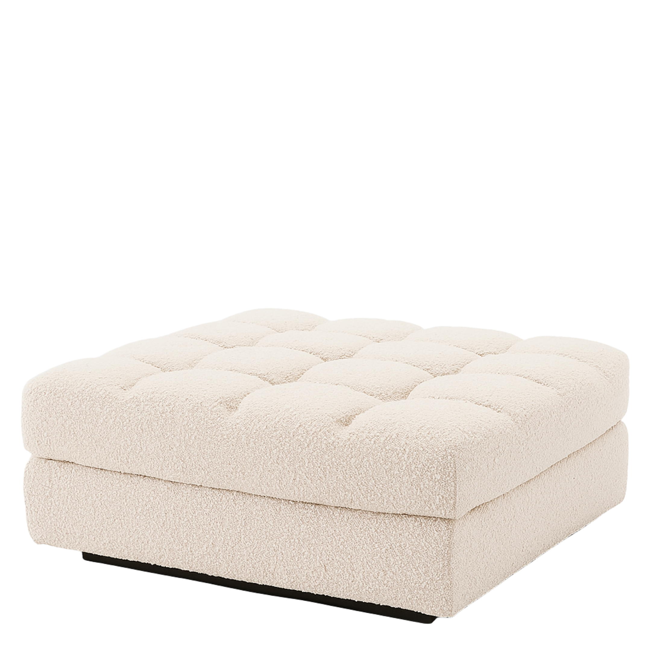Dean Ottoman | Ivory Boucle