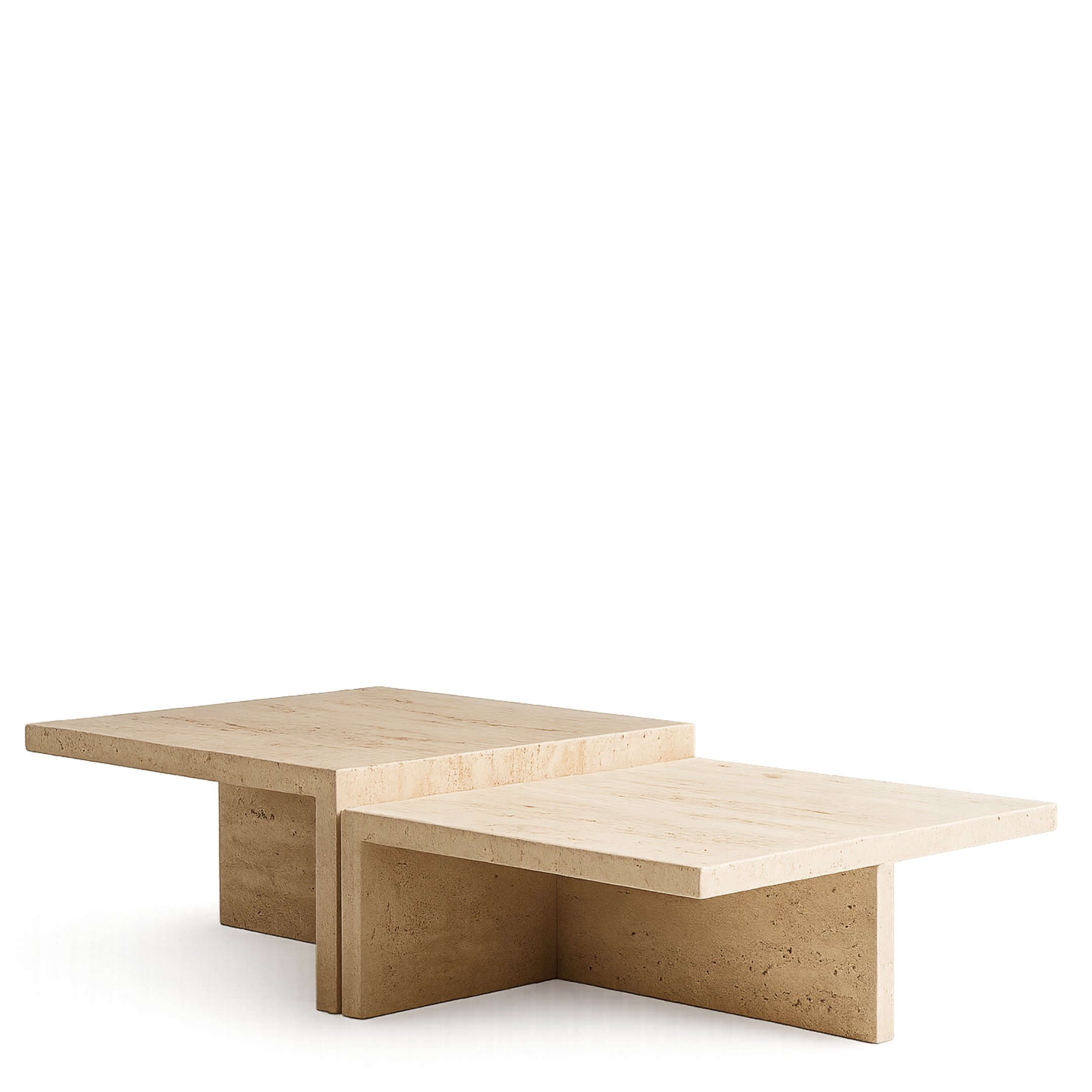 Amara Travertine Coffee Table