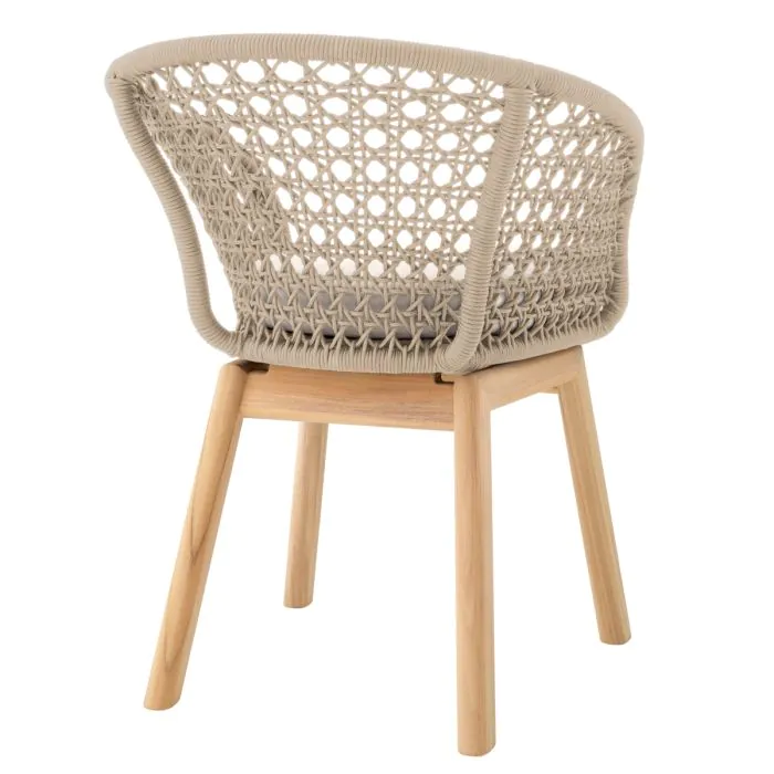 Trinity Outdoor Dining Chair | Cream
