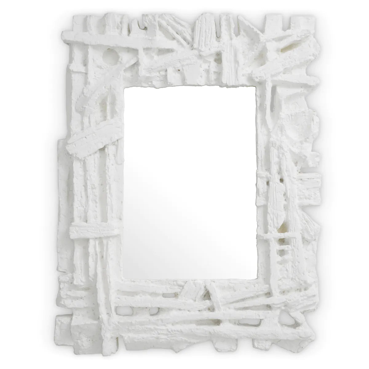 Brutalist Plaster Finish Mirror