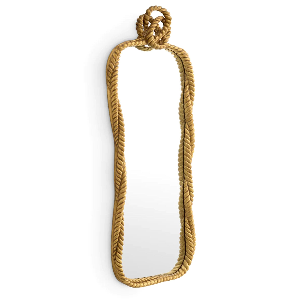 Gilded Rope Full-Length Mirror