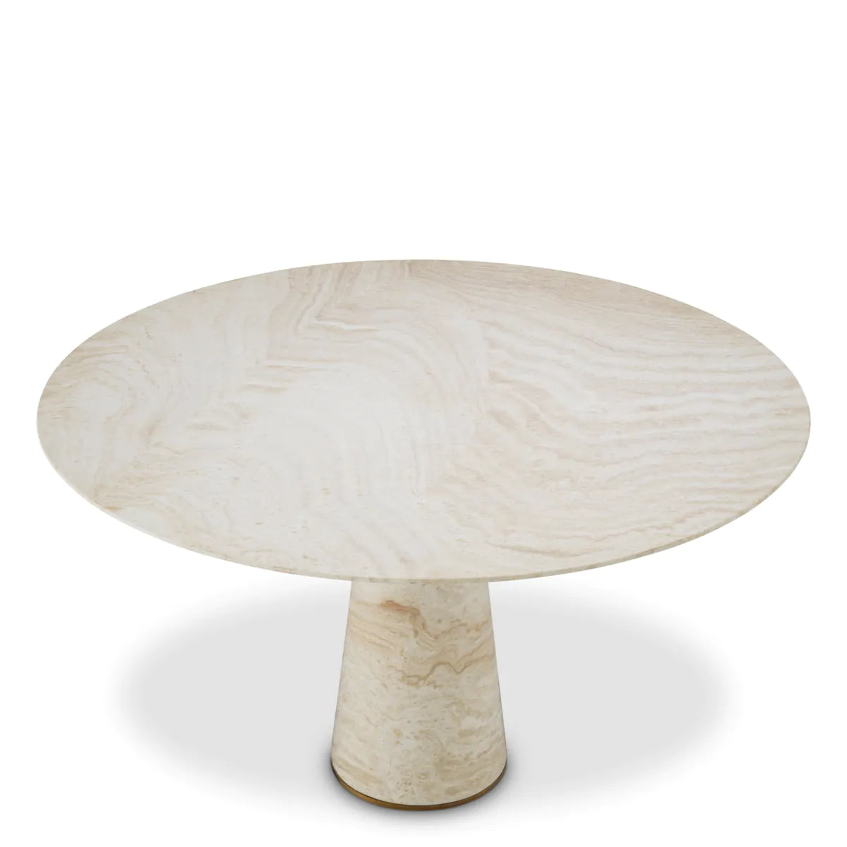 Genova Travertine Marble Dining Table