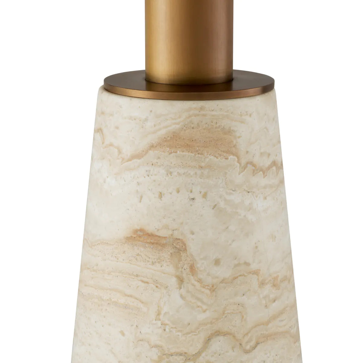 Genova Travertine Marble Dining Table