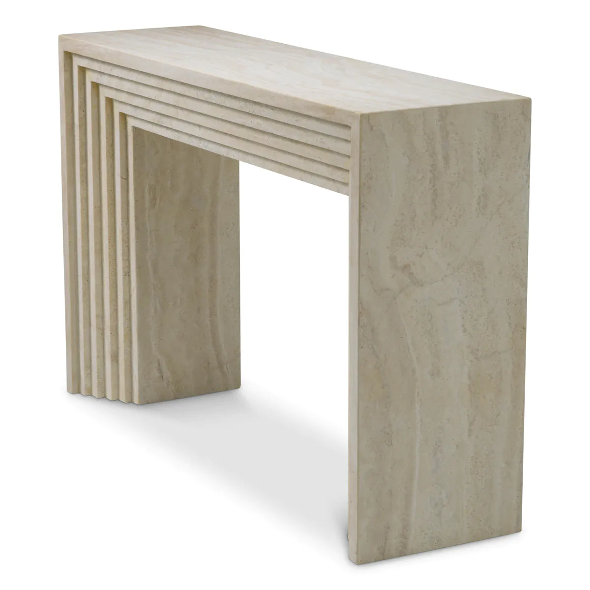 Tarrington Travertine Marble Console