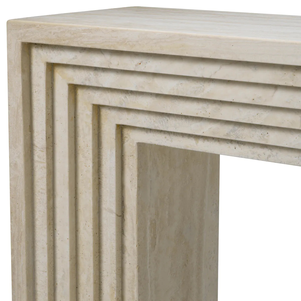 Tarrington Travertine Marble Console