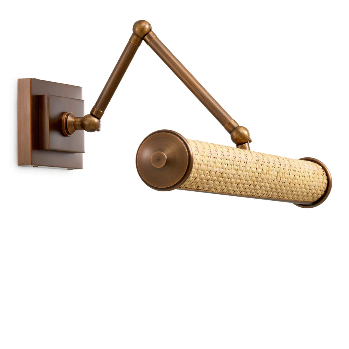 Luca Library Sconce | Antique Brass