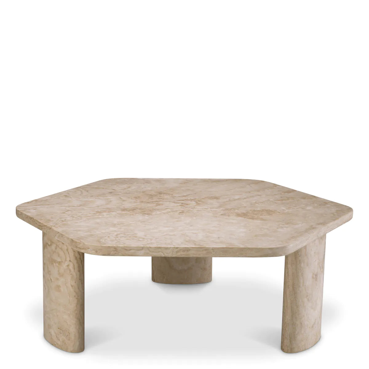 Zenitho Travertine Marble Coffee Table