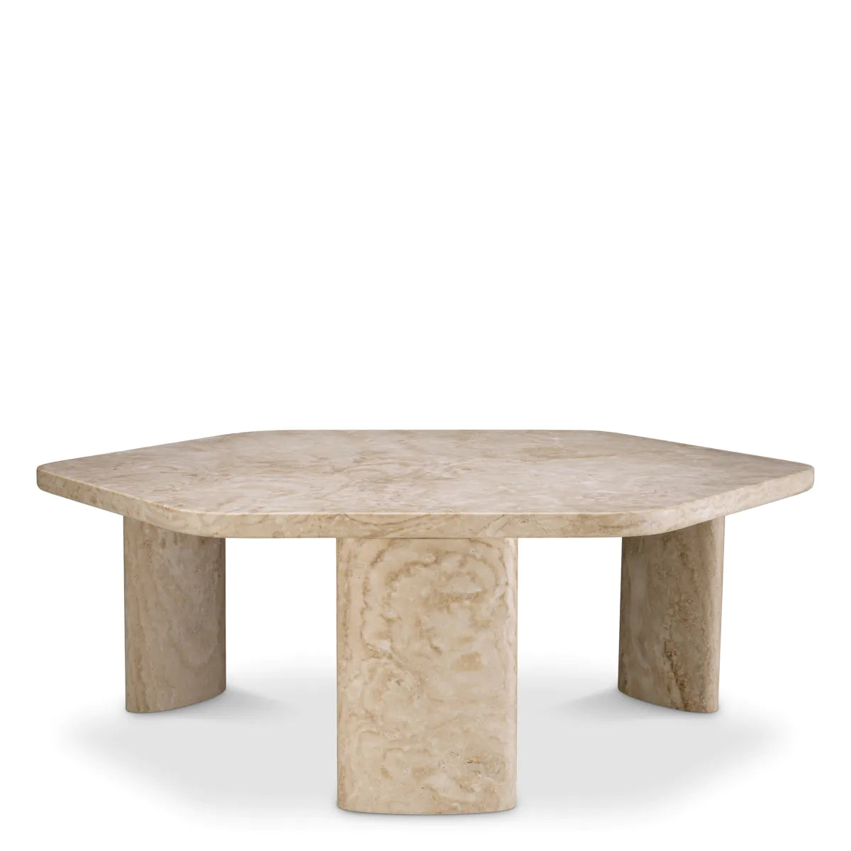Zenitho Travertine Marble Coffee Table