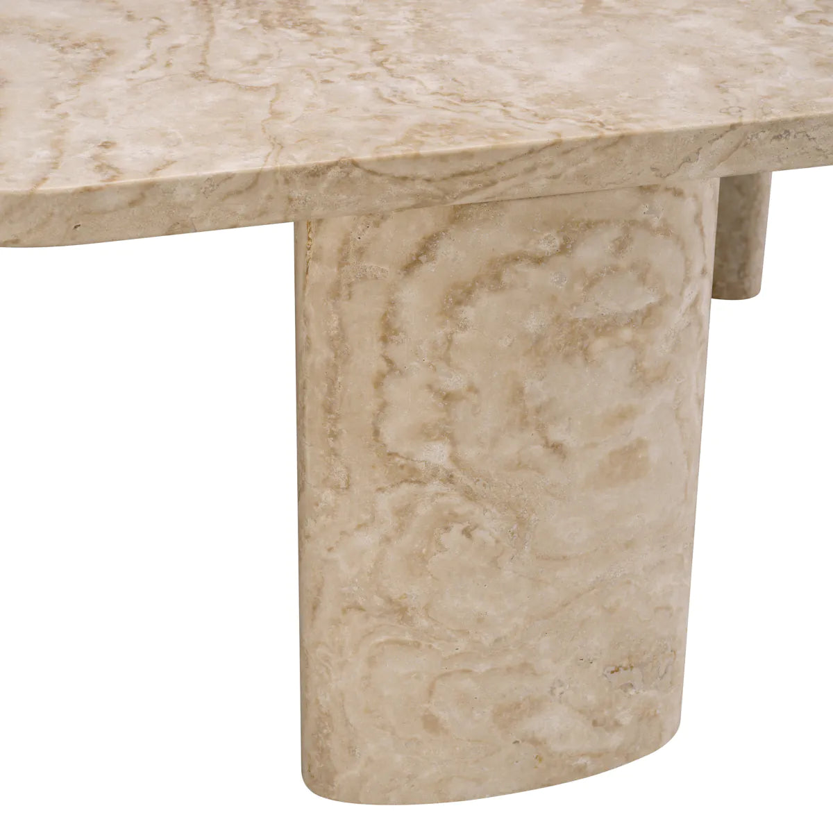Zenitho Travertine Marble Coffee Table