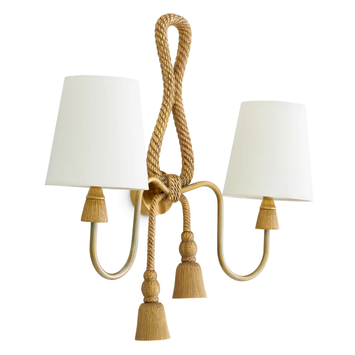 Gilded Rope Tropez Sconce