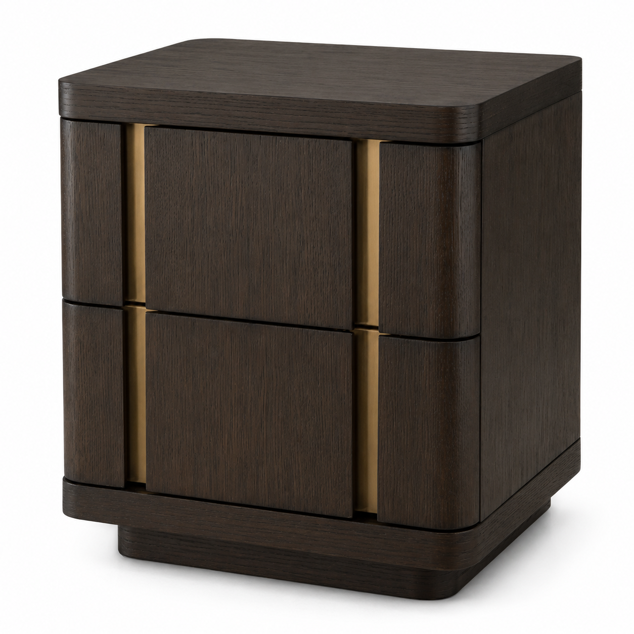 Modesto Small Mocha Oak Nightstand