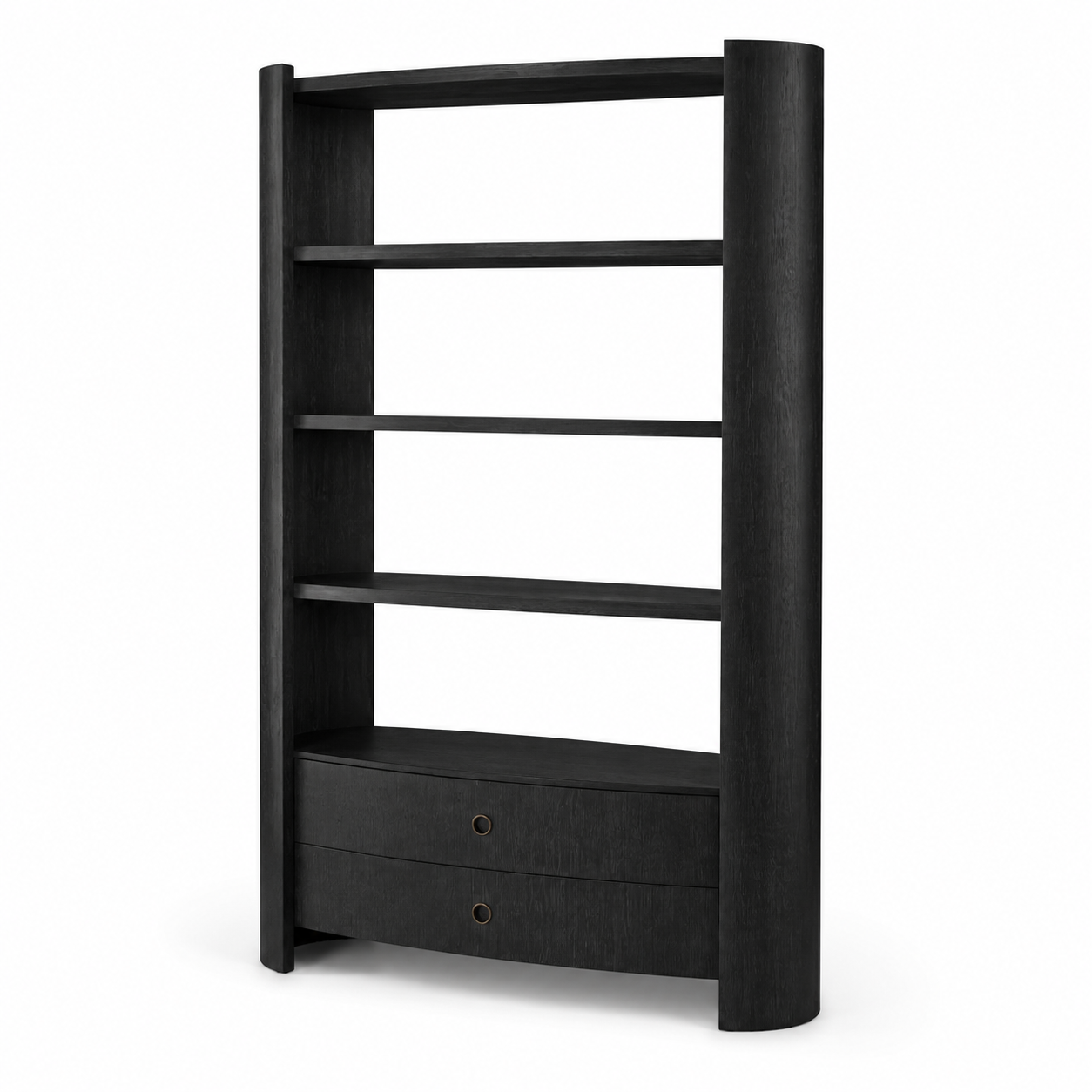 Splendora Charcoal Oak Etagere