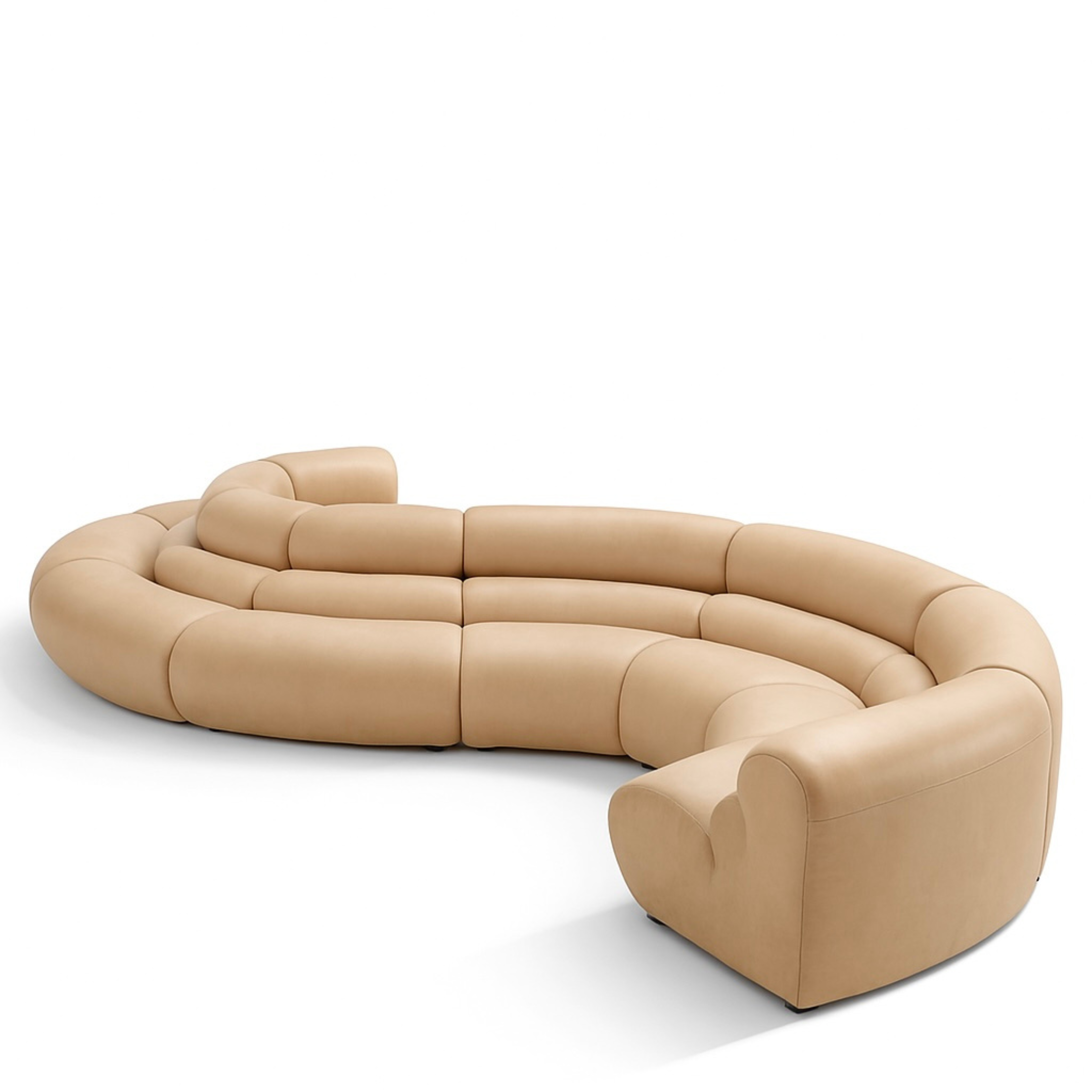 Lindau Modular Sofa | Beige Leather