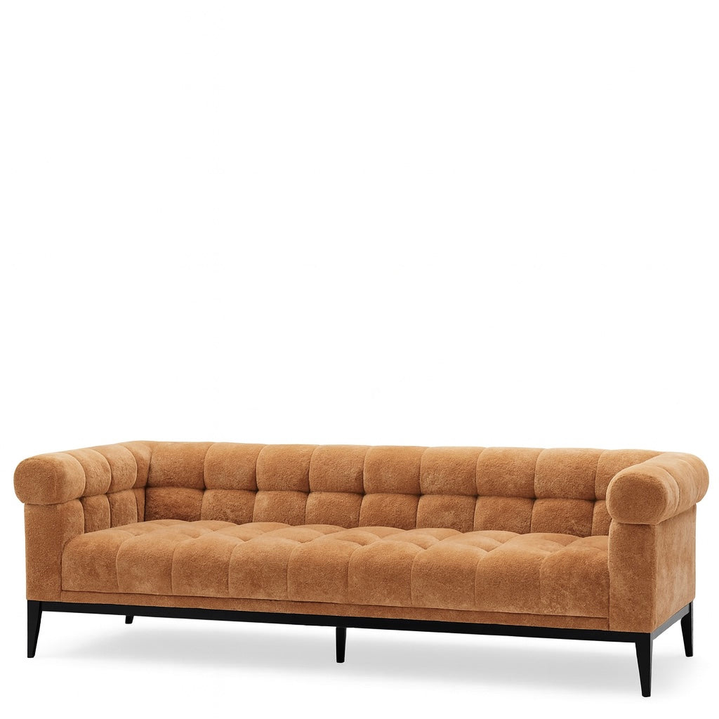 Aurelio Shearling Tufted Sofa
