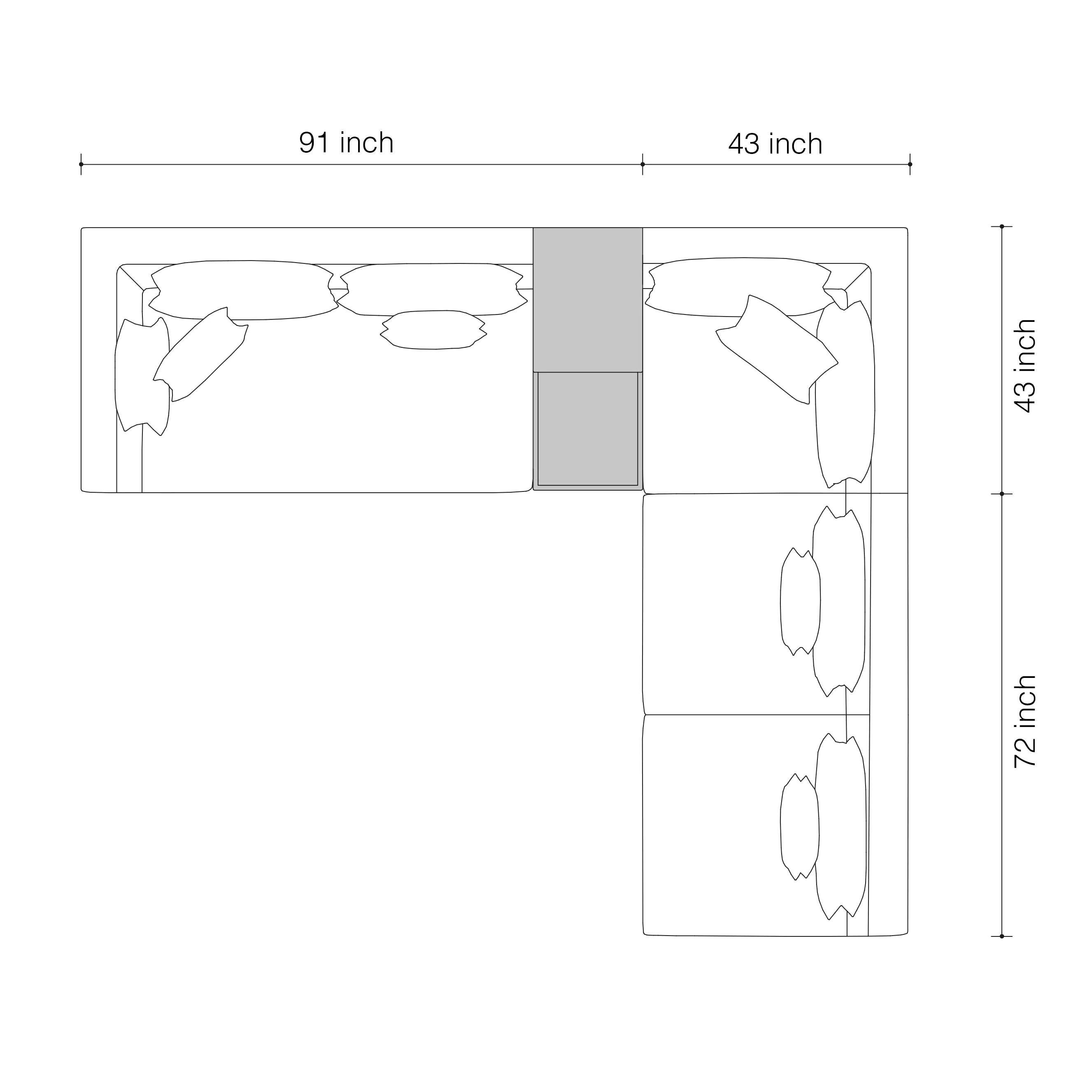 Endless Sectional | White