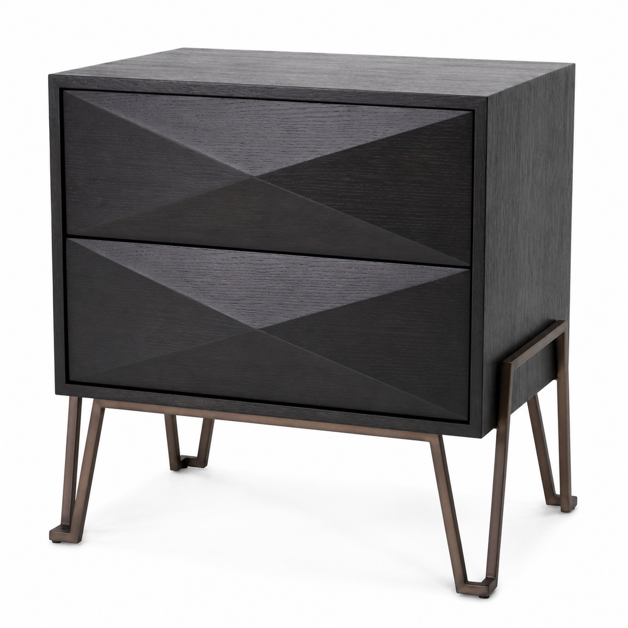 Highland Nightstand | Charcoal Oak