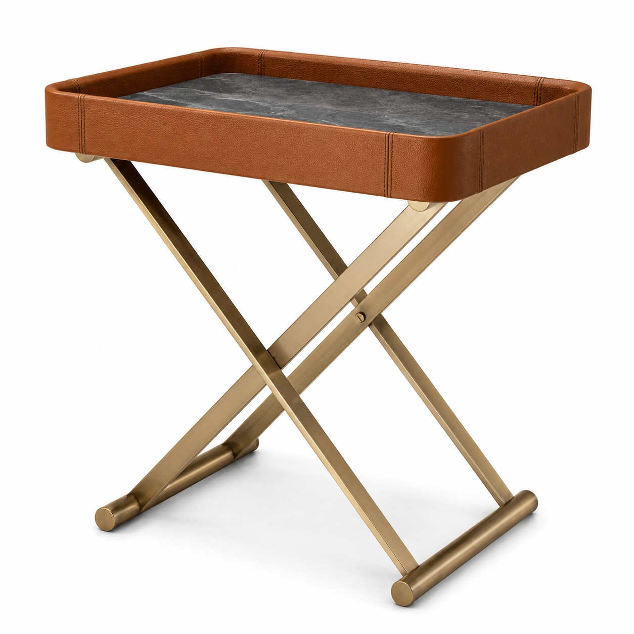 Monarch Bar Tray | Camel