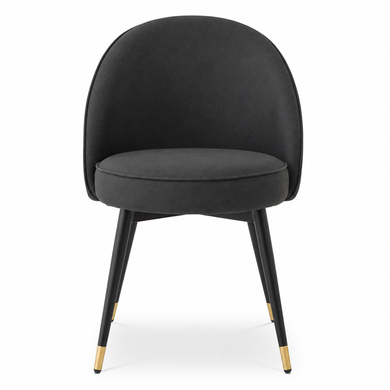 Cooper Dining Chair Pair | Grey Performance Leather