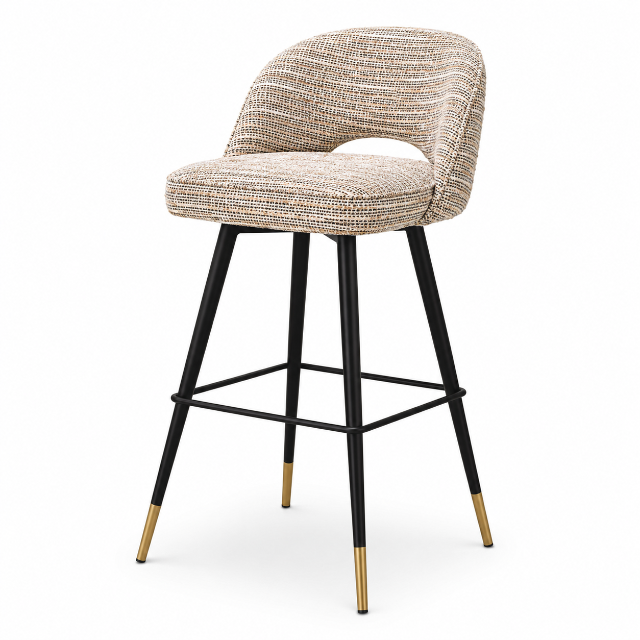 Cliff Bar Stool Pair | Beige