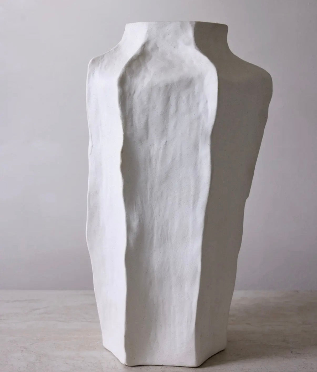Tall Matte Ceramic Vase