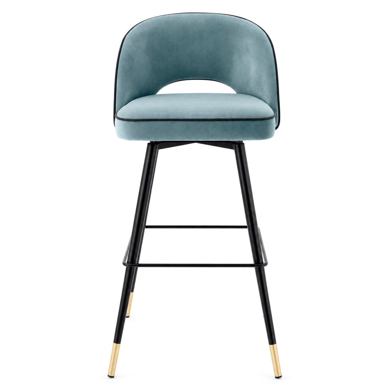 Cliff Bar Stool Pair | Savona Blue