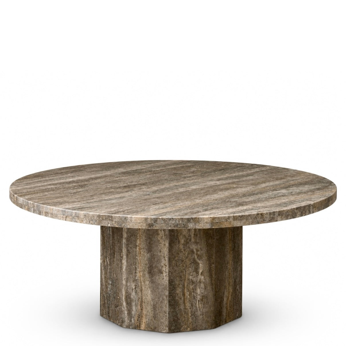 Florence Silver Travertine Coffee Table