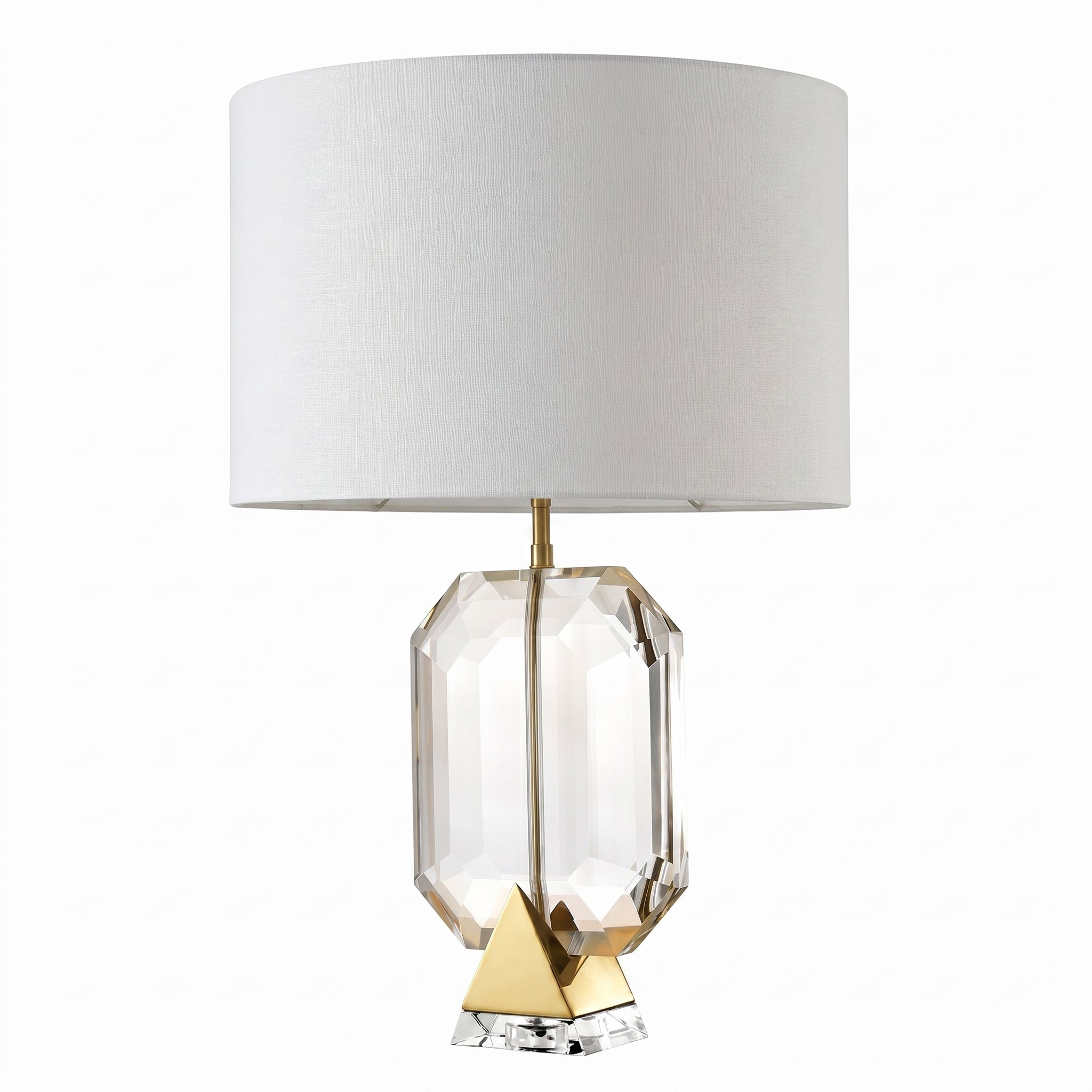 Emerald Crystal Table Lamp