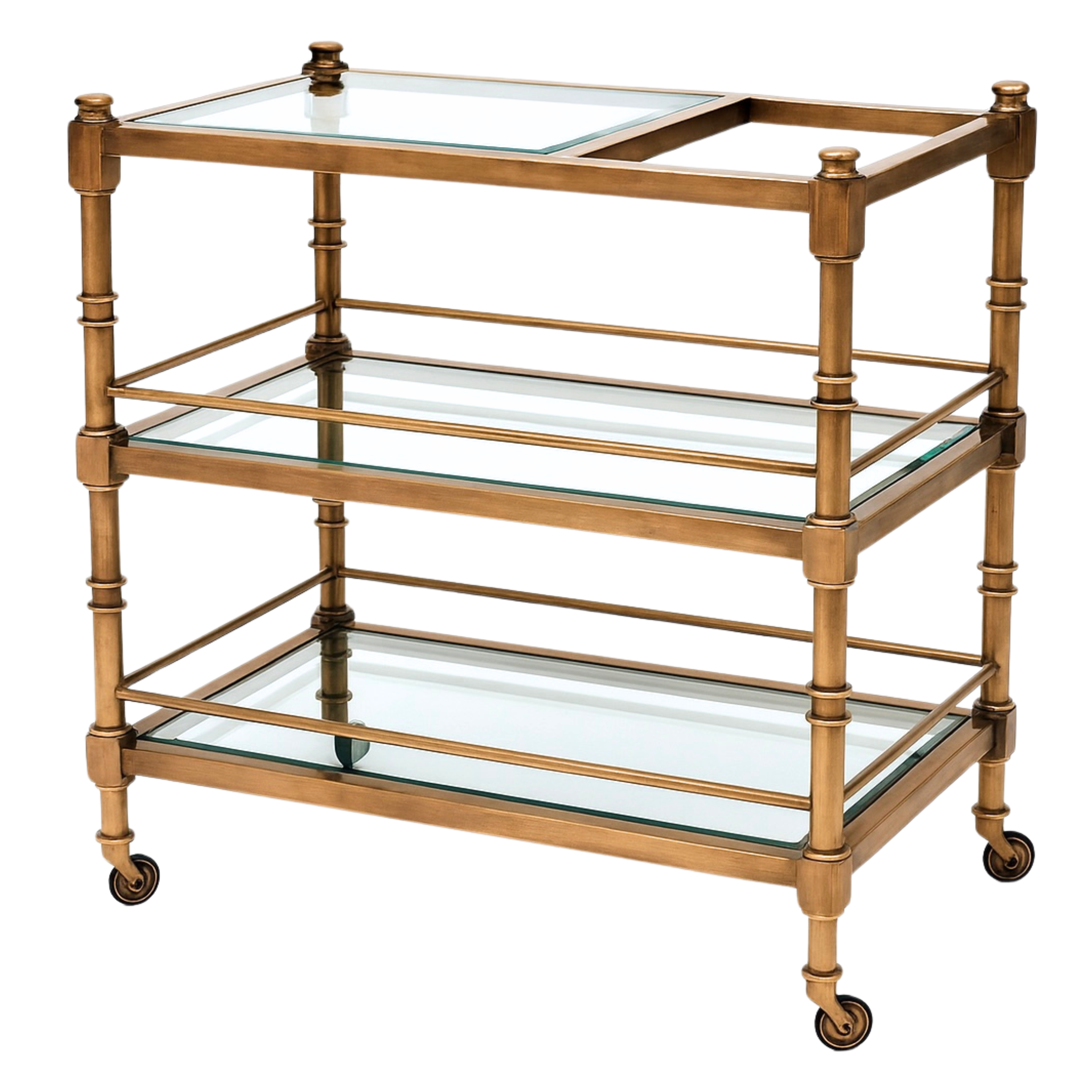 Alexia Brass Bar Cart