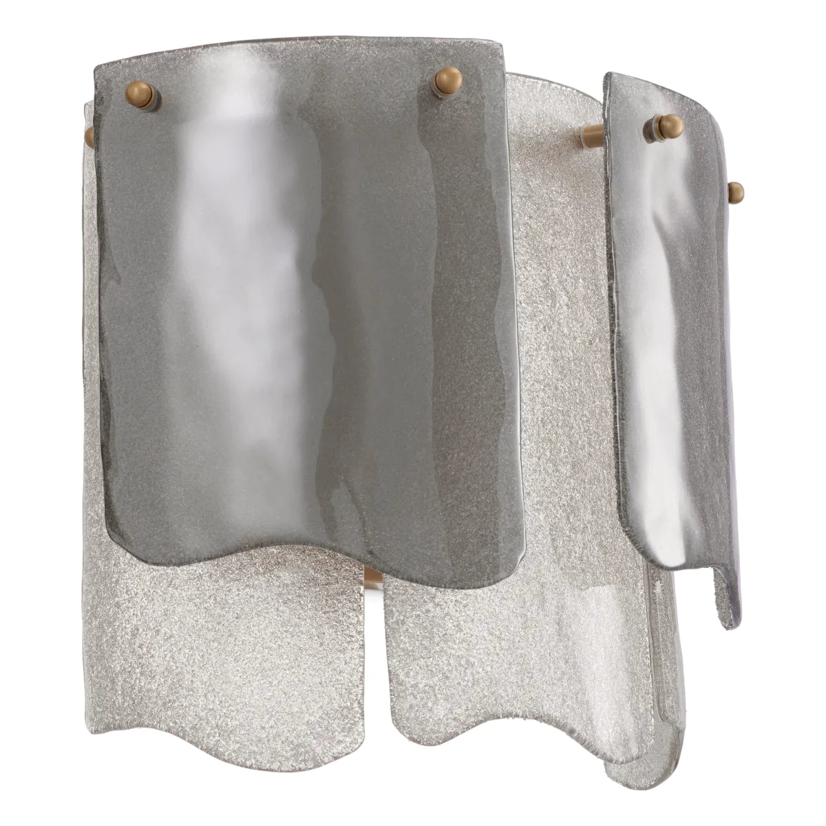 Asinara Sconce | Textured Glass