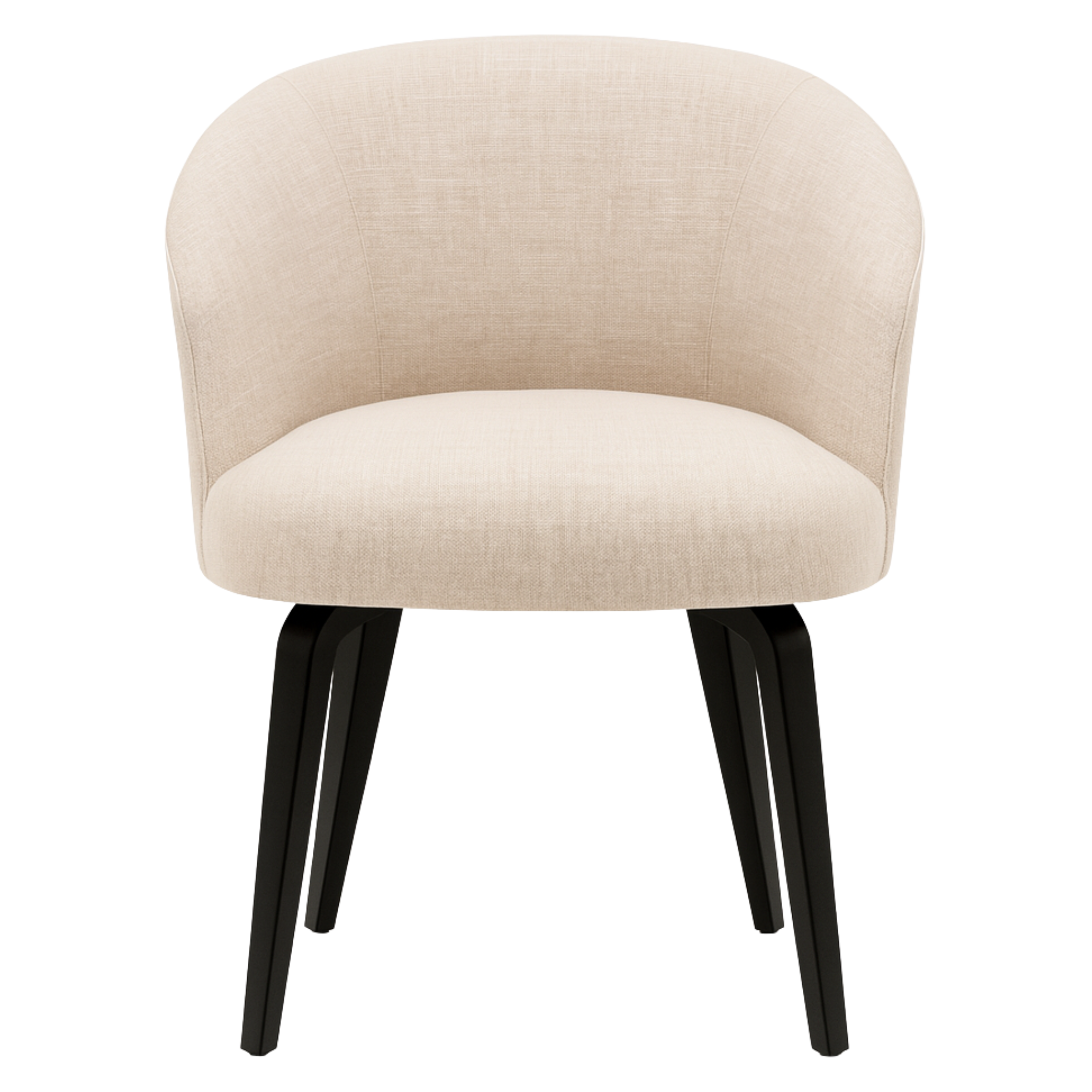 Vichy Curved Back Dining Chair | Beige