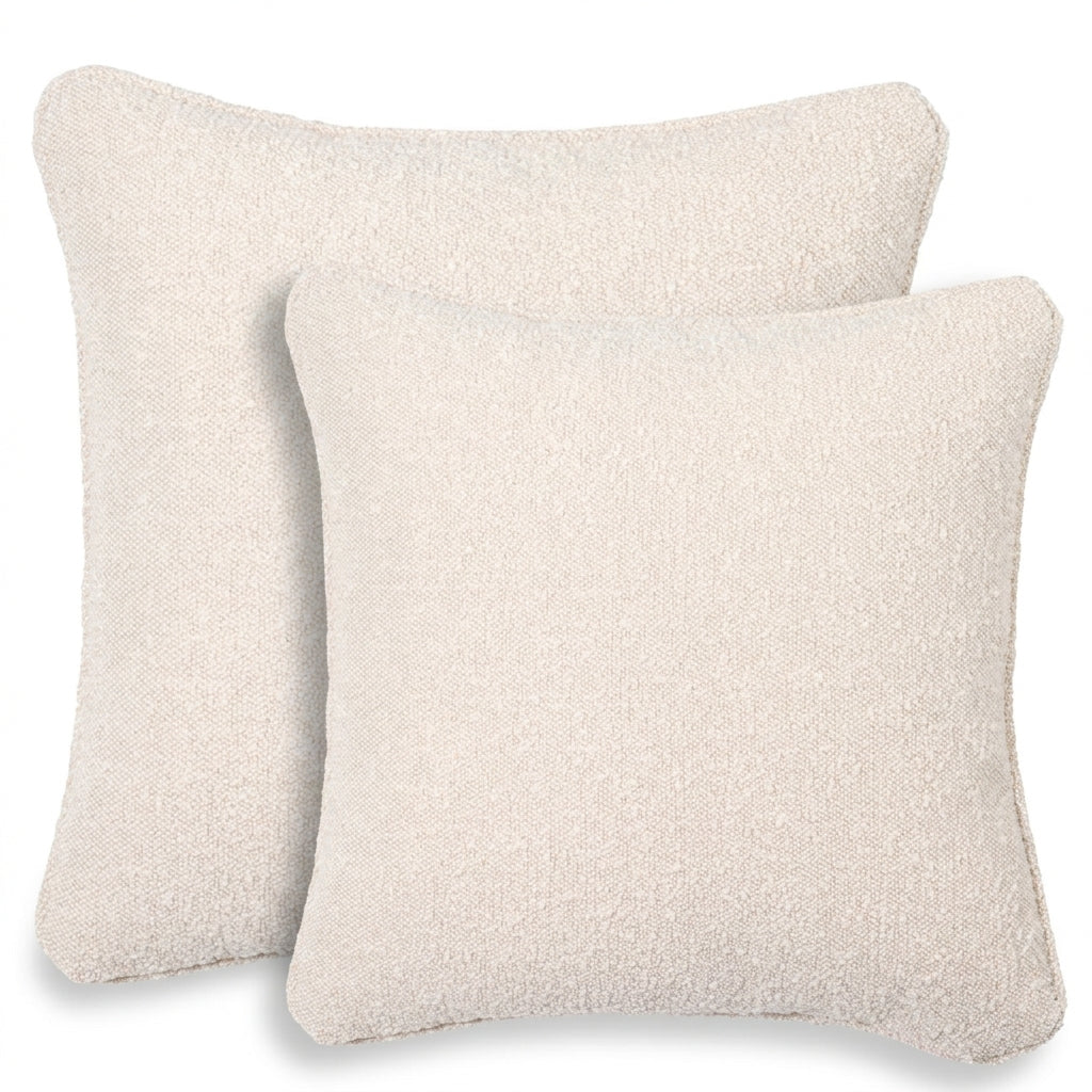 Cream Bouclé Pillow | Small