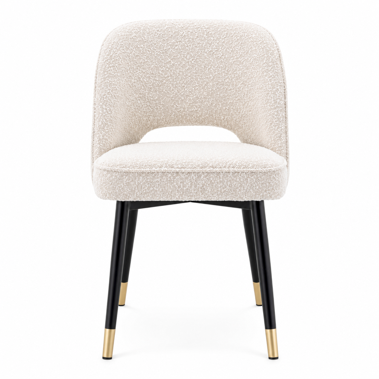 Cliff Dining Chair Pair | Bouclé