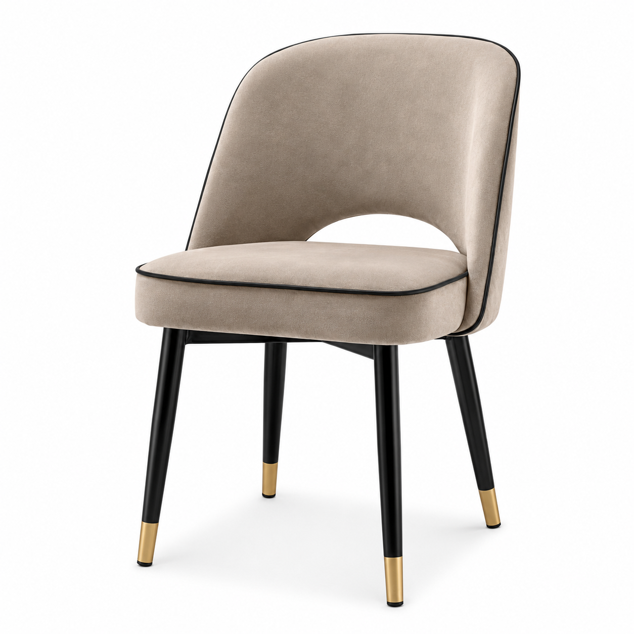 Cliff Dining Chair Pair | Greige