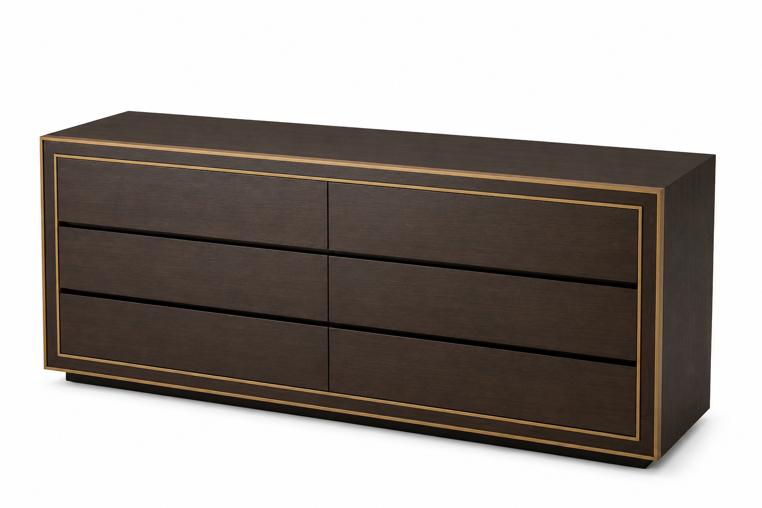 Camelot Brown Oak Dresser