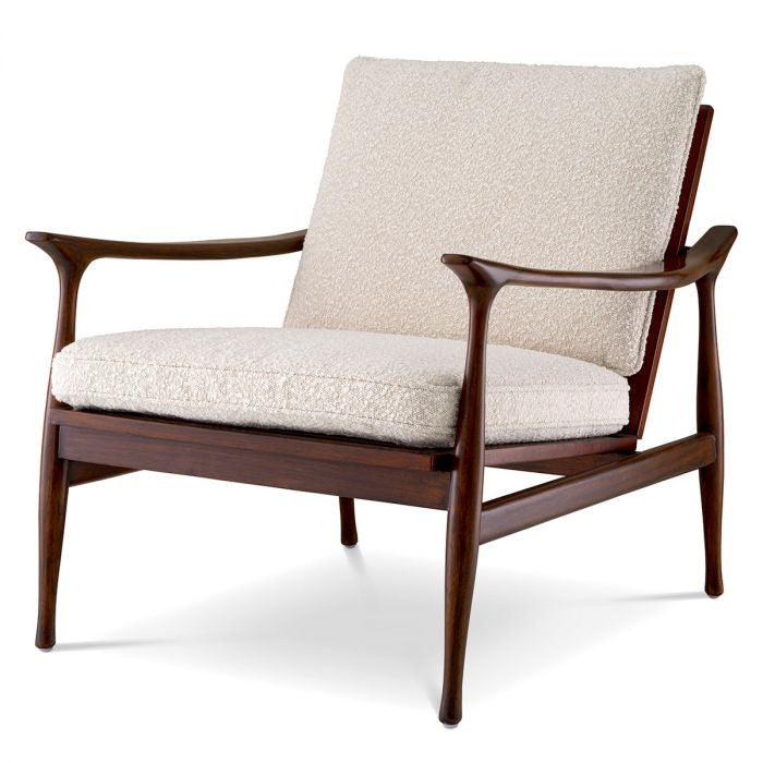 Mid-Century Manzo Lounge Chair | Brown
