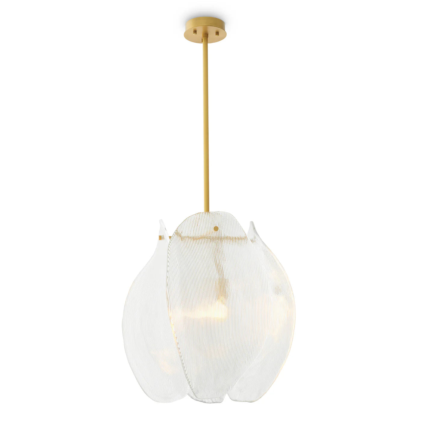 Hibis Pendant | Brass