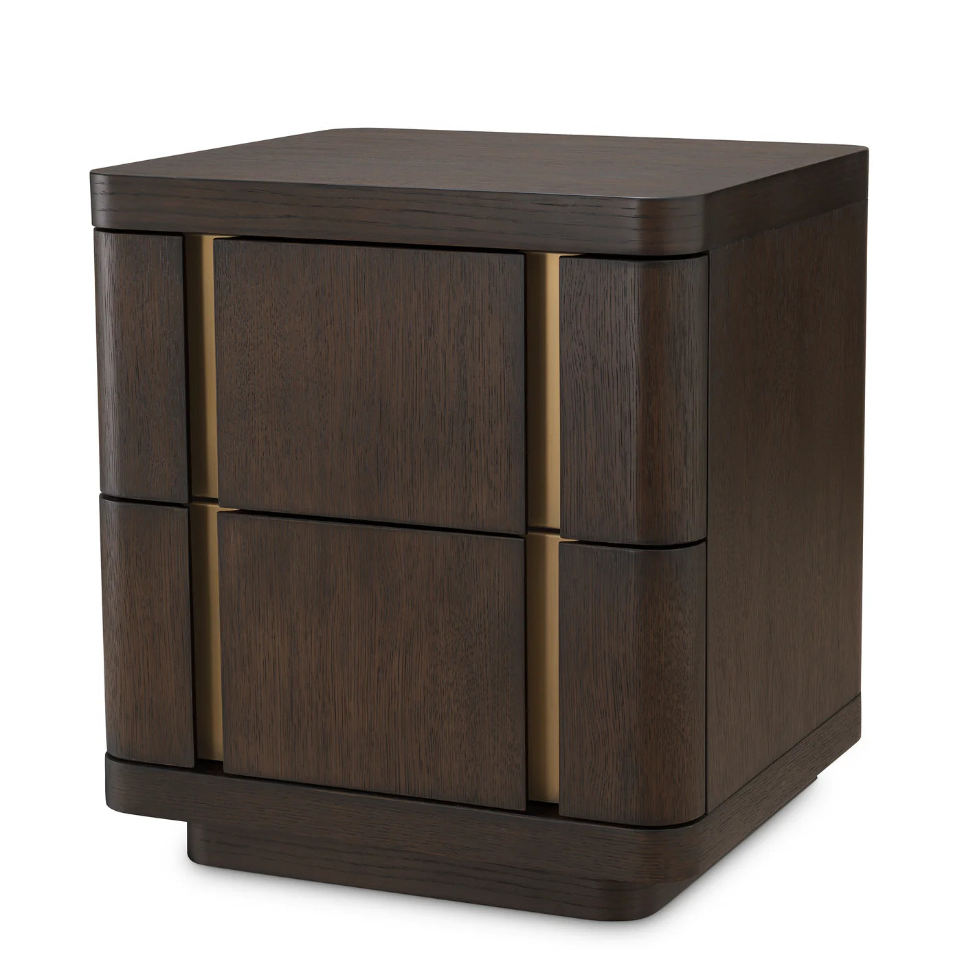 Modesto Small Mocha Oak Nightstand