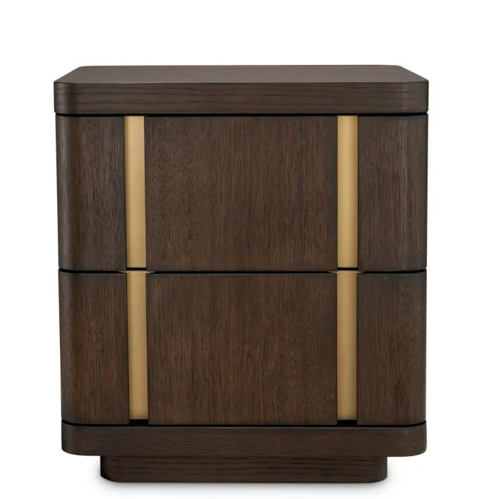 Modesto Small Mocha Oak Nightstand