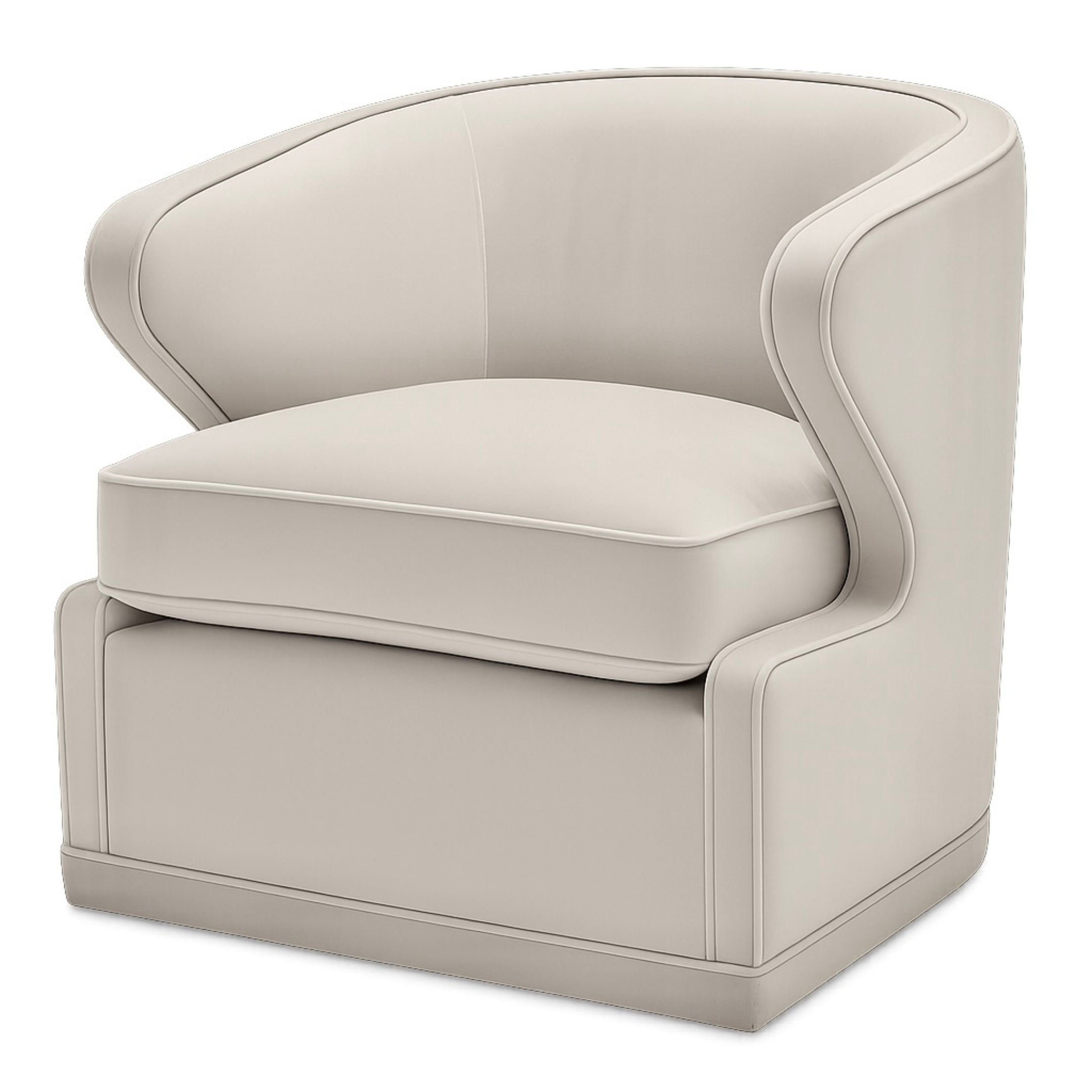Dorset Swivel Chair | Pebble Grey