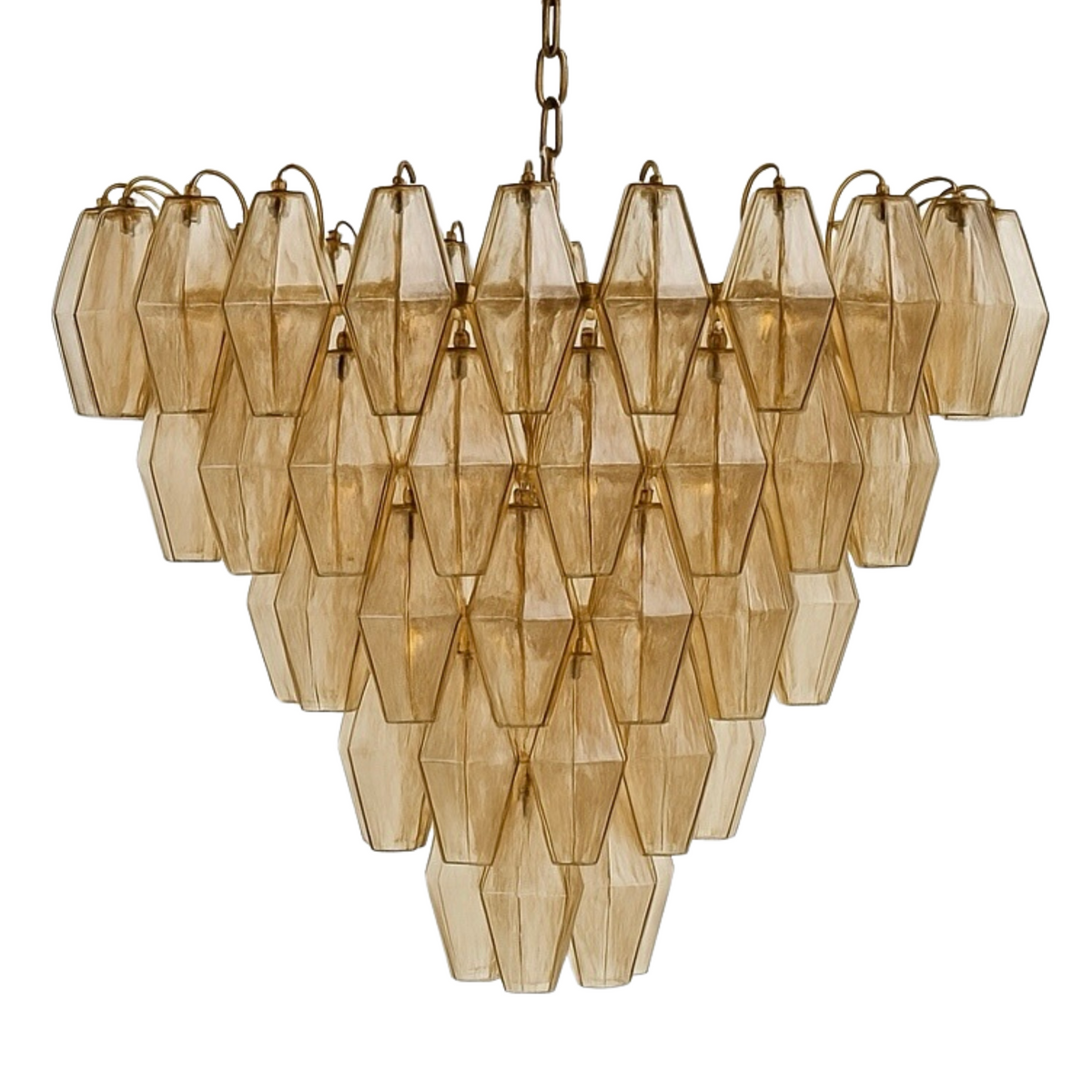 Benini Amber Glass Chandelier | Small – Eichholtz Los Angeles